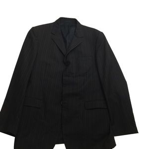 Versace Classic Pinstripe Blazer Coat Jacket Sz 52